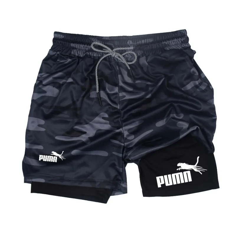 Compression Shorts Athletes - Летние дышащие двухслойные шорты «два в